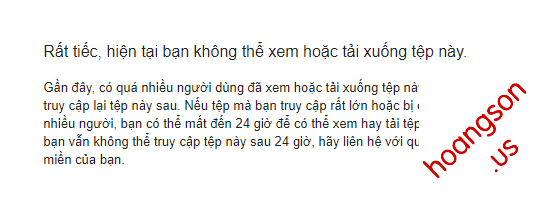 Cách Tải File Trên Google Drive Giới Hạn Tải Trong 24h 12