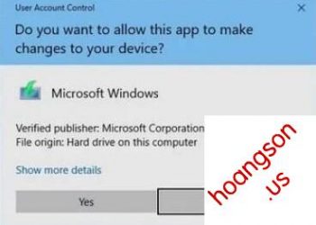 Cách tắt UAC User Account Control trên Windows 10
