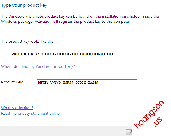 Cách kích hoạt bản quyền Windows 7 bằng key free 8