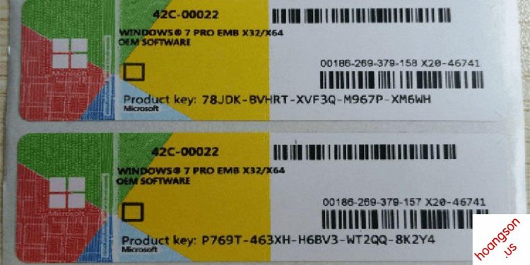 Chia sẻ key kích hoạt bản quyền Windows 7 miễn phí 1 Chia sẻ key kích hoạt bản quyền Windows 7 miễn phí